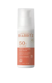 ALGAMARIS  Crème solaire Visage : formulation