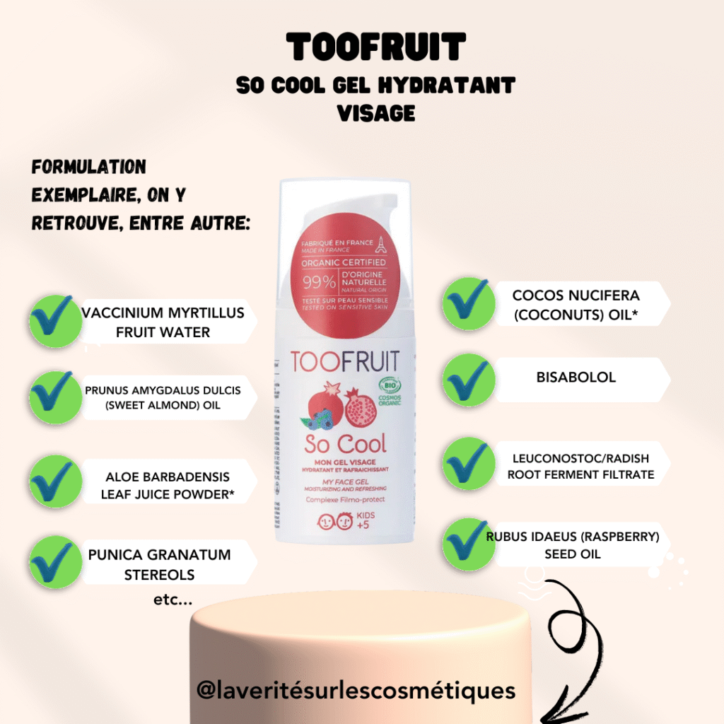 TOOFRUIT So Cool Gel Hydratant