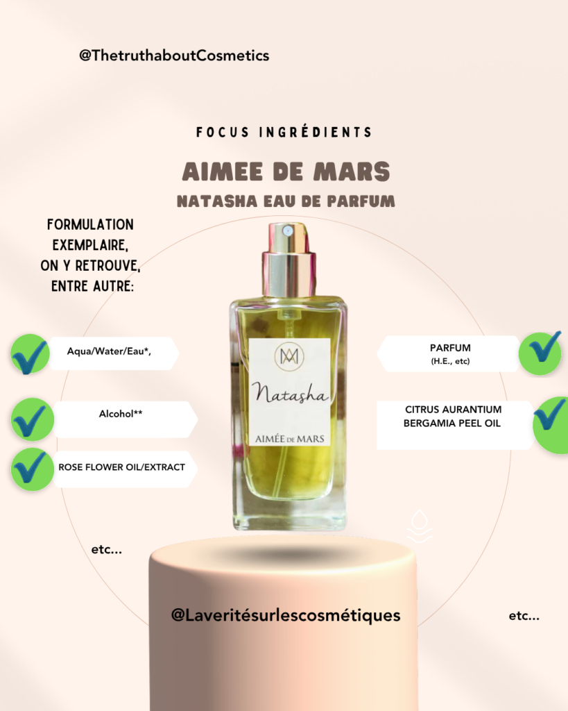 reconnaître parfum vraiment naturel