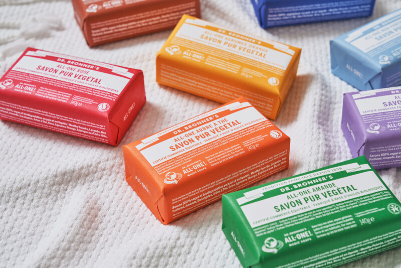 Dr Bronner's soaps